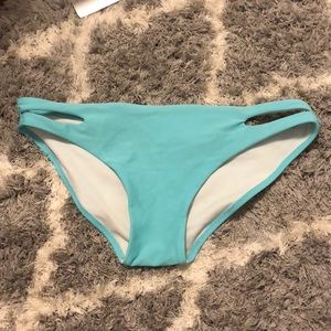 Blue bathing suit bottoms small